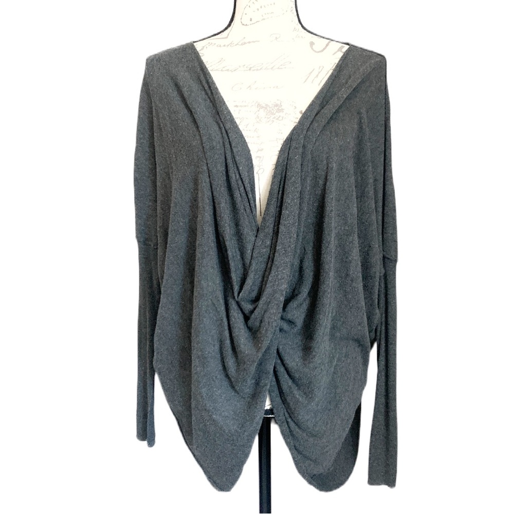 Cross Drape Sweater